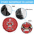 Custom Bahrain Cricket Spare Tire Cover Coat of arms of Bahrain with Sporty Pattern - Wonder Print Shop