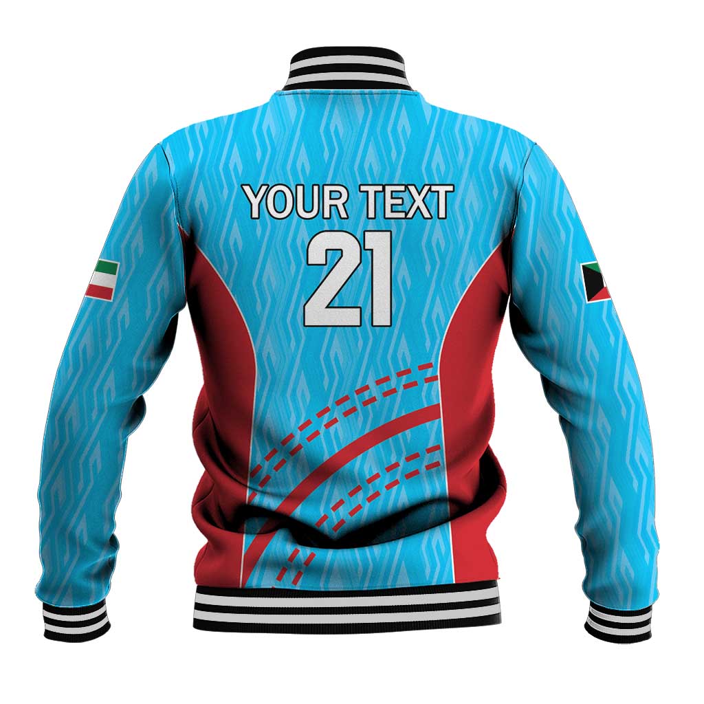 Custom Kuwait Cricket Baseball Jacket Kuwayt Sporty Pattern LT9 - Wonder Print Shop