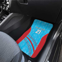 Custom Kuwait Cricket Car Mats Kuwayt Sporty Pattern LT9 - Wonder Print Shop