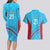 Custom Kuwait Cricket Couples Matching Long Sleeve Bodycon Dress and Hawaiian Shirt Kuwayt Sporty Pattern LT9 - Wonder Print Shop