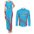 Custom Kuwait Cricket Couples Matching Tank Maxi Dress and Long Sleeve Button Shirt Kuwayt Sporty Pattern LT9 - Wonder Print Shop