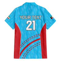 Custom Kuwait Cricket Family Matching Tank Maxi Dress and Hawaiian Shirt Kuwayt Sporty Pattern - Wonder Print Shop