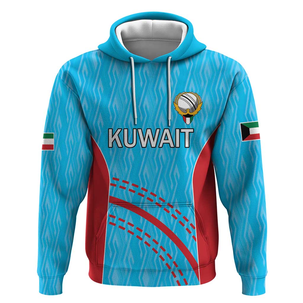 Custom Kuwait Cricket Hoodie Kuwayt Sporty Pattern - Wonder Print Shop