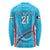 Custom Kuwait Cricket Long Sleeve Shirt Kuwayt Sporty Pattern - Wonder Print Shop