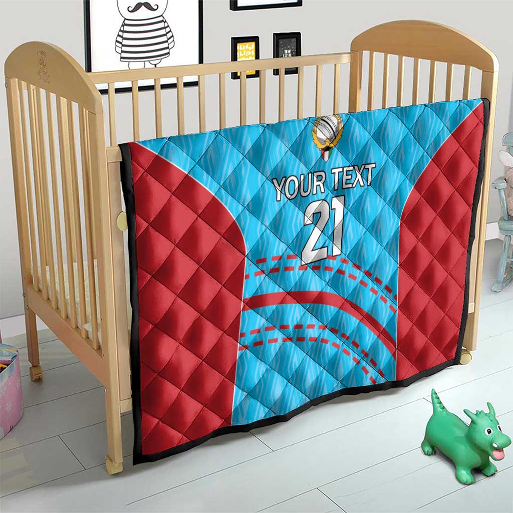 Custom Kuwait Cricket Quilt Kuwayt Sporty Pattern - Wonder Print Shop