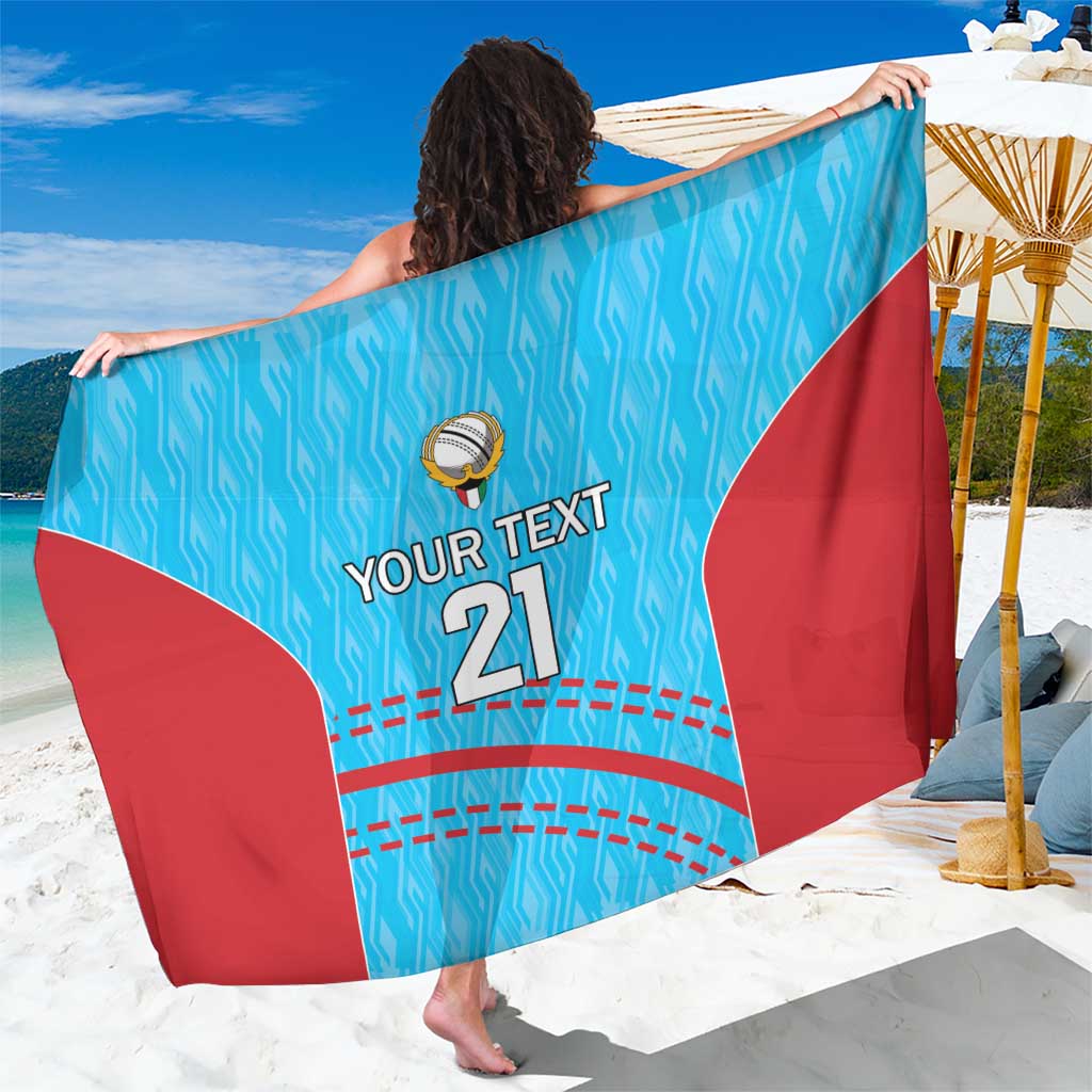 Custom Kuwait Cricket Sarong Kuwayt Sporty Pattern - Wonder Print Shop