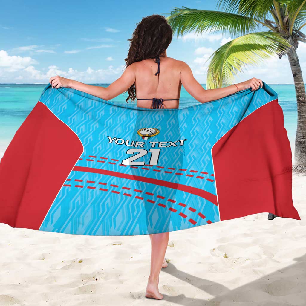 Custom Kuwait Cricket Sarong Kuwayt Sporty Pattern - Wonder Print Shop