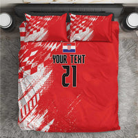 Croatia Rugby Custom Bedding Set Chessboard with Sporty Pattern LT9 - Wonder Print Shop