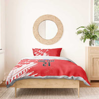 Croatia Rugby Custom Bedding Set Chessboard with Sporty Pattern LT9 - Wonder Print Shop