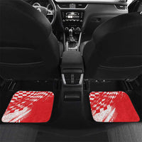 Croatia Rugby Custom Car Mats Chessboard with Sporty Pattern LT9 - Wonder Print Shop