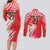 Croatia Rugby Custom Couples Matching Long Sleeve Bodycon Dress and Long Sleeve Button Shirt Chessboard with Sporty Pattern LT9 - Wonder Print Shop