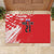 Croatia Rugby Custom Rubber Doormat Chessboard with Sporty Pattern - Wonder Print Shop