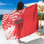 Croatia Rugby Custom Sarong Chessboard with Sporty Pattern - Wonder Print Shop