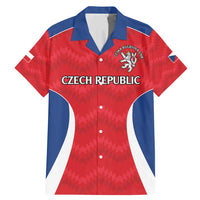 Czech Republic Rugby Custom Family Matching Mermaid Dress and Hawaiian Shirt Silver Double-tailed Lion Sporty Pattern LT9 - Wonder Print Shop
