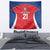 Czech Republic Rugby Custom Tapestry Silver Double-tailed Lion Sporty Pattern - Wonder Print Shop