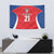 Czech Republic Rugby Custom Tapestry Silver Double-tailed Lion Sporty Pattern - Wonder Print Shop