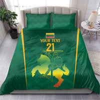 Lithuania Rugby Custom Bedding Set Lietuvos Nacionaline Regbio Sąjungos Komanda LT9 - Wonder Print Shop