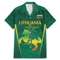 Lithuania Rugby Custom Family Matching Mermaid Dress and Hawaiian Shirt Lietuvos Nacionaline Regbio Sąjungos Komanda LT9 - Wonder Print Shop