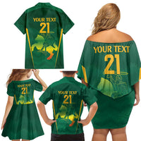 Lithuania Rugby Custom Family Matching Off Shoulder Short Dress and Hawaiian Shirt Lietuvos Nacionaline Regbio Sąjungos Komanda LT9 - Wonder Print Shop