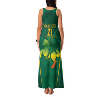 Lithuania Rugby Custom Family Matching Tank Maxi Dress and Hawaiian Shirt Lietuvos Nacionaline Regbio Sąjungos Komanda - Wonder Print Shop