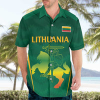 Lithuania Rugby Custom Hawaiian Shirt Lietuvos Nacionaline Regbio Sąjungos Komanda - Wonder Print Shop