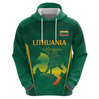 Lithuania Rugby Custom Hoodie Lietuvos Nacionaline Regbio Sąjungos Komanda - Wonder Print Shop