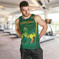 Lithuania Rugby Custom Men Tank Top Lietuvos Nacionaline Regbio Sąjungos Komanda - Wonder Print Shop