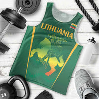 Lithuania Rugby Custom Men Tank Top Lietuvos Nacionaline Regbio Sąjungos Komanda - Wonder Print Shop