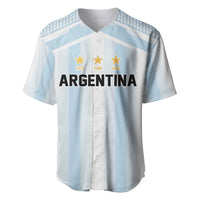 Vamos Argentina WC26 Custom Baseball Jersey Vamos Argentina History Champions Blue - Wonder Print Shop