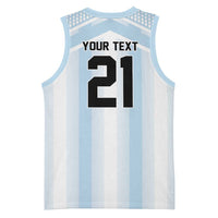 Vamos Argentina WC26 Custom Basketball Jersey Vamos Argentina History Champions Blue - Wonder Print Shop