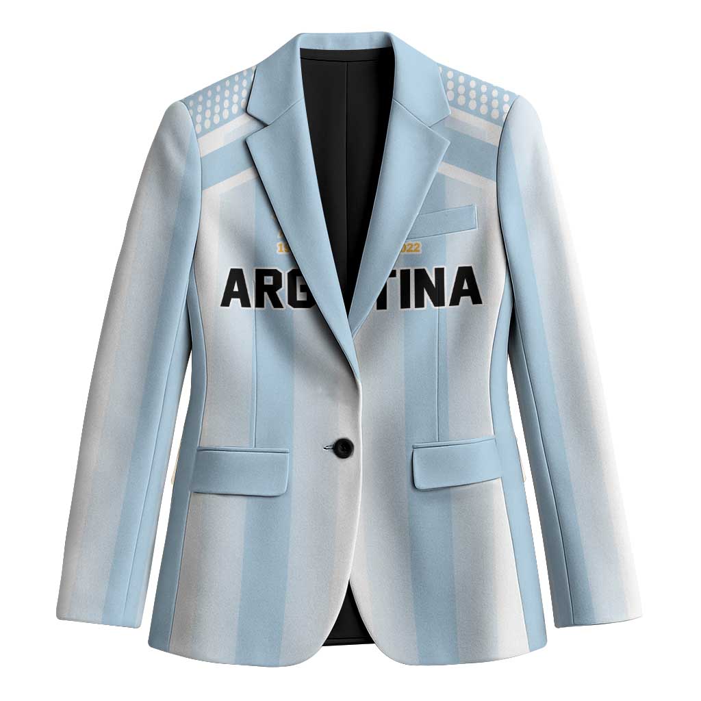 Vamos Argentina WC26 Custom Blazer Vamos Argentina History Champions Blue - Wonder Print Shop