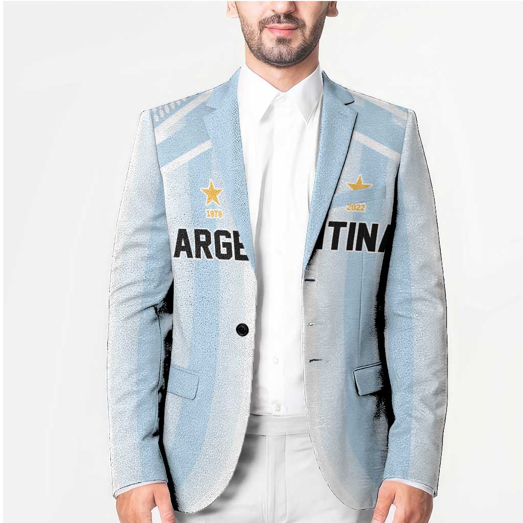 Vamos Argentina WC26 Custom Blazer Vamos Argentina History Champions Blue - Wonder Print Shop