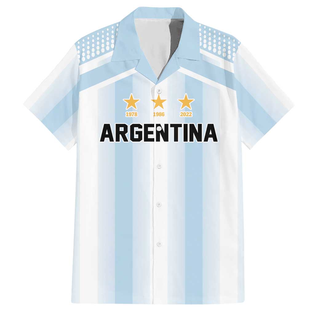 Vamos Argentina WC26 Custom Hawaiian Shirt Vamos Argentina History Champions Blue - Wonder Print Shop