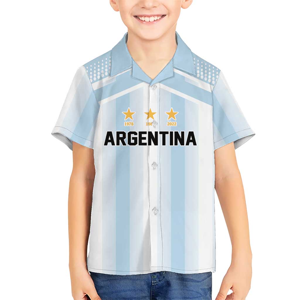 Vamos Argentina WC26 Custom Hawaiian Shirt Vamos Argentina History Champions Blue - Wonder Print Shop