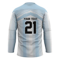 Vamos Argentina WC26 Custom Hockey Jersey Vamos Argentina History Champions Blue - Wonder Print Shop