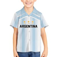 Vamos Argentina WC26 Custom Kid Hawaiian Shirt Vamos Argentina History Champions Blue - Wonder Print Shop