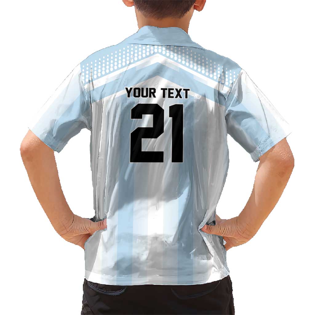 Vamos Argentina WC26 Custom Kid Hawaiian Shirt Vamos Argentina History Champions Blue - Wonder Print Shop