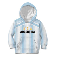 Vamos Argentina WC26 Custom Kid Hoodie Vamos Argentina History Champions Blue - Wonder Print Shop