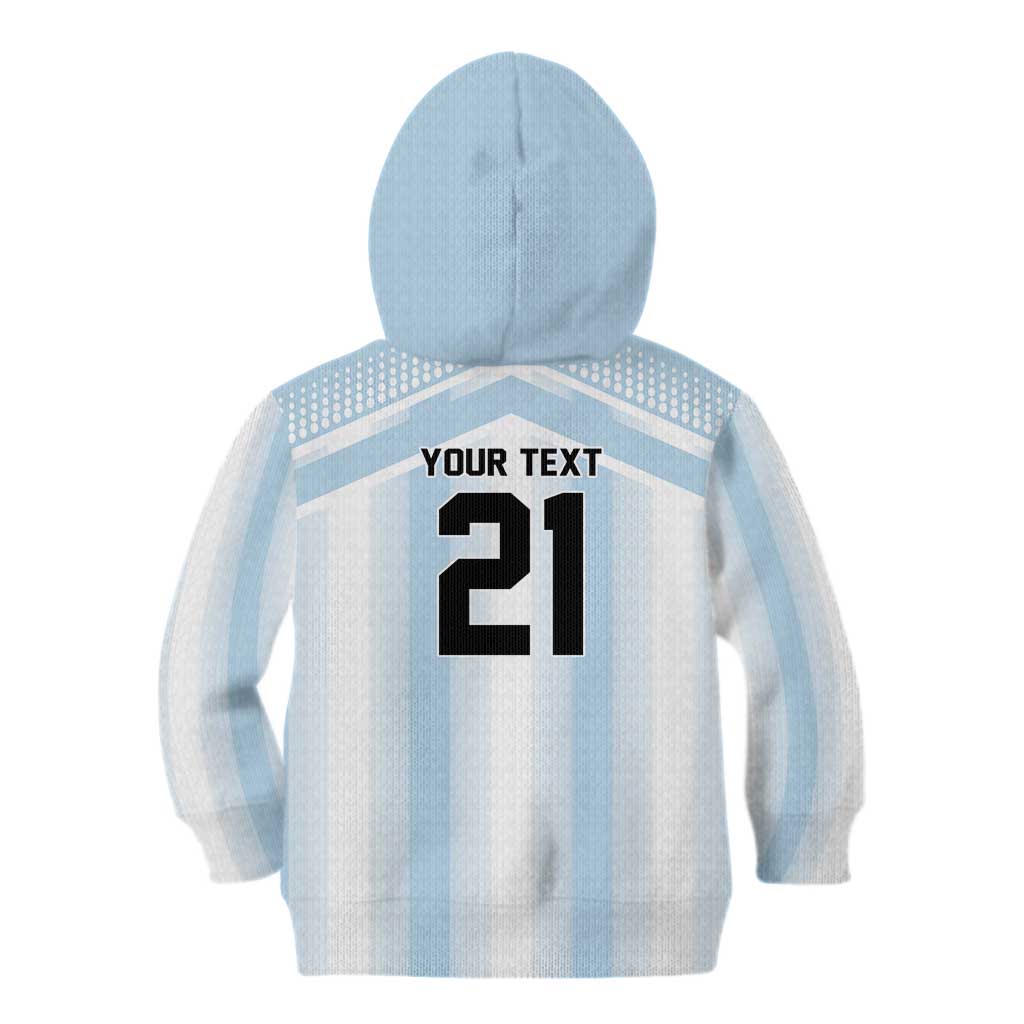 Vamos Argentina WC26 Custom Kid Hoodie Vamos Argentina History Champions Blue - Wonder Print Shop
