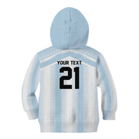 Vamos Argentina WC26 Custom Kid Hoodie Vamos Argentina History Champions Blue - Wonder Print Shop
