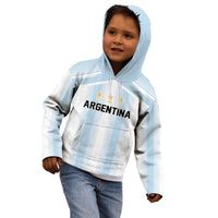 Vamos Argentina WC26 Custom Kid Hoodie Vamos Argentina History Champions Blue - Wonder Print Shop