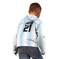 Vamos Argentina WC26 Custom Kid Hoodie Vamos Argentina History Champions Blue - Wonder Print Shop