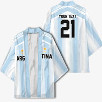 Vamos Argentina WC26 Custom Kimono Vamos Argentina History Champions Blue - Wonder Print Shop