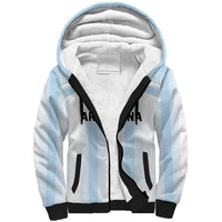 Vamos Argentina WC26 Custom Sherpa Hoodie Vamos Argentina History Champions Blue - Wonder Print Shop