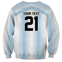 Vamos Argentina WC26 Custom Sweatshirt Vamos Argentina History Champions Blue - Wonder Print Shop