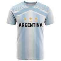 Vamos Argentina WC26 Custom T Shirt Vamos Argentina History Champions Blue - Wonder Print Shop