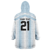 Vamos Argentina WC26 Custom Wearable Blanket Hoodie Vamos Argentina History Champions Blue - Wonder Print Shop