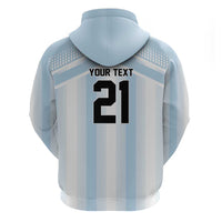 Vamos Argentina WC26 Custom Zip Hoodie Vamos Argentina History Champions Blue - Wonder Print Shop