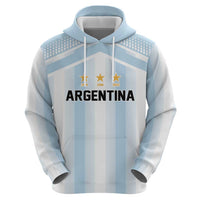 Vamos Argentina WC26 Custom Zip Hoodie Vamos Argentina History Champions Blue - Wonder Print Shop