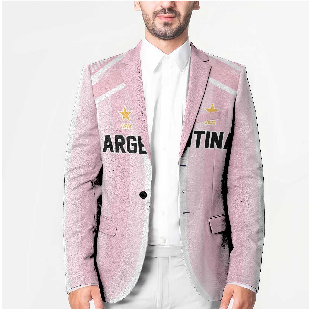 Vamos Argentina WC26 Custom Blazer Vamos Argentina History Champions Pink - Wonder Print Shop